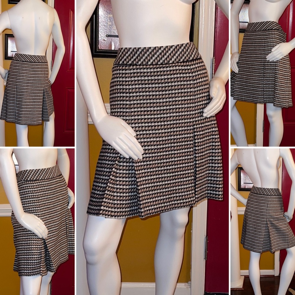 Talbots Plaid Mini Skirt